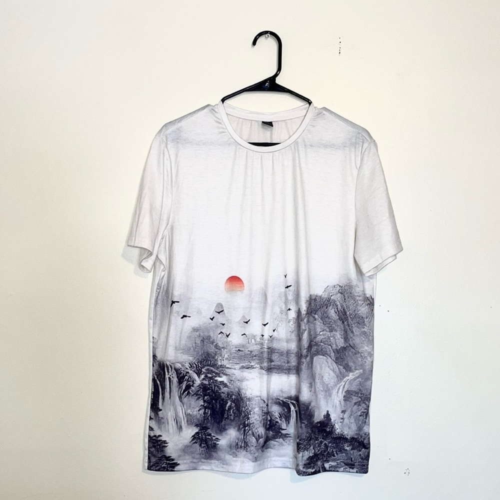 Nature Sunset Graphic T-Shirt